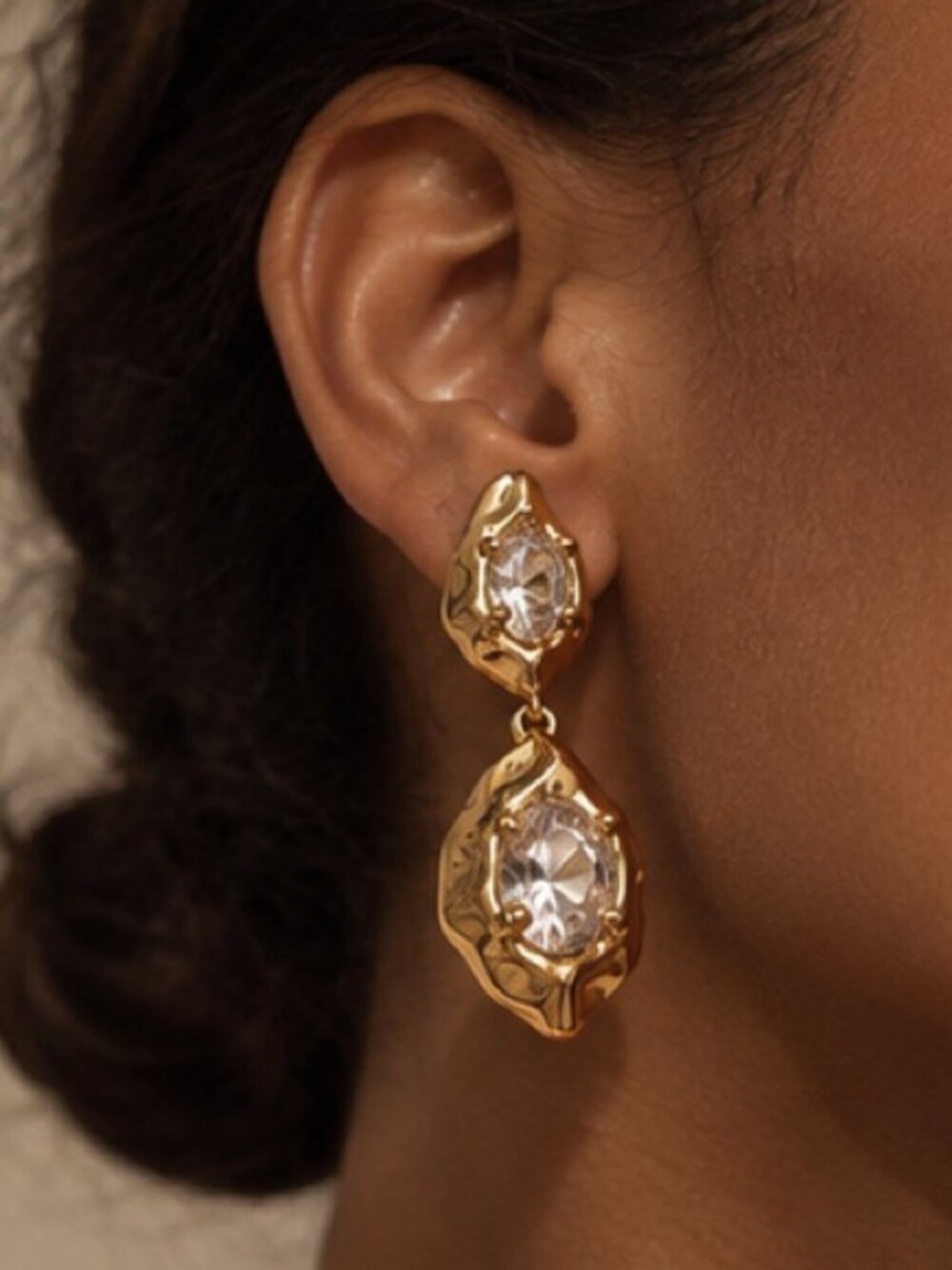 Celeste Sculptural Gemstone Earrings